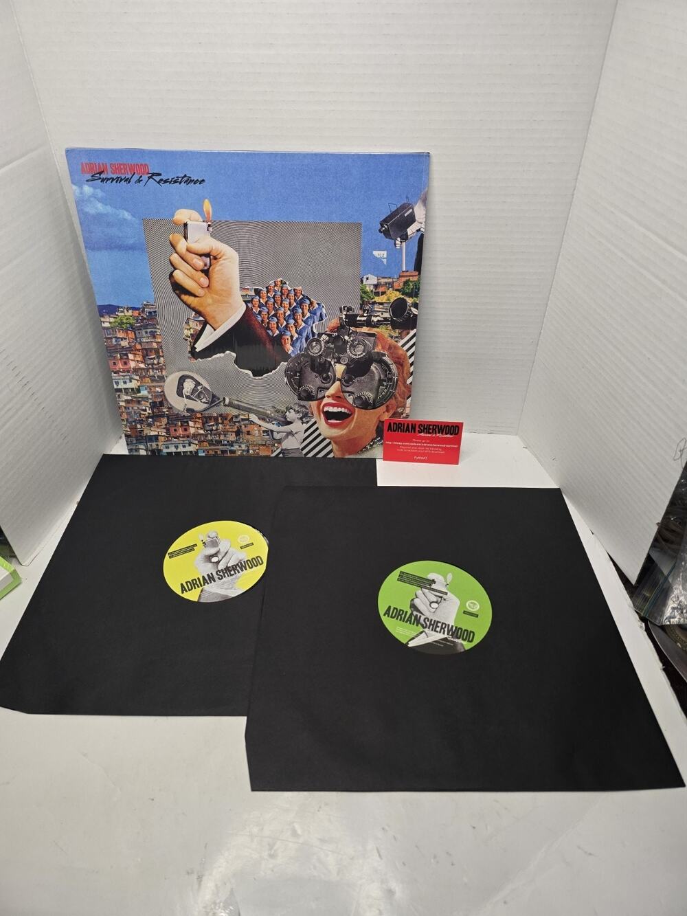 Survival & Resistance Adrian Sherwood Lp Vinyl Record Double